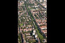 Ludwig Marumstr in the district Mühlburg in Karlsruhe in the state Baden-Wuerttemberg, Germany