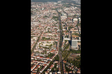 KA, Kriegsstr in the district Südweststadt in Karlsruhe in the state Baden-Wuerttemberg, Germany