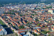 Boeckhstr in the district Südweststadt in Karlsruhe in the state Baden-Wuerttemberg, Germany