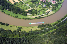 Neckar loop at Neckargerach in the district Guttenbach in Neckargerach in the state Baden-Wuerttemberg, Germany