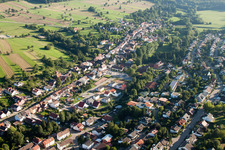 District Auerbach in Karlsbad in the state Baden-Wuerttemberg, Germany out of the air