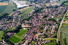 Village view in the district Helmstadt in Helmstadt-Bargen in the state Baden-Wuerttemberg, Germany