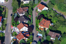 Bergstr in the district Ellmendingen in Keltern in the state Baden-Wuerttemberg, Germany from above