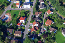 Bergstr in the district Ellmendingen in Keltern in the state Baden-Wuerttemberg, Germany out of the air