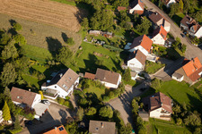 Weinbergstr in the district Obernhausen in Birkenfeld in the state Baden-Wuerttemberg, Germany from above