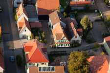Daycare at the Stork Fountain in Erlenbach bei Kandel in the state Rhineland-Palatinate, Germany