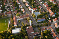 Aerial view of Landau-W, Wollmesheimer Höhe in Landau in der Pfalz in the state Rhineland-Palatinate, Germany