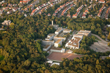 Landau in der Pfalz in the state Rhineland-Palatinate, Germany from the drone perspective
