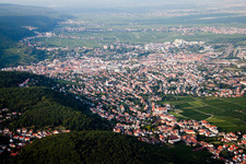 Oblique view of From the south in Neustadt an der Weinstraße in the state Rhineland-Palatinate, Germany