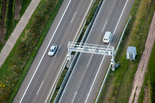Highway toll bridge on the A 65 in Edesheim in the state Rhineland-Palatinate