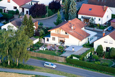 Oblique view of Maxstr in Hatzenbühl in the state Rhineland-Palatinate, Germany