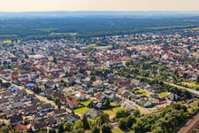 Huttenheimer Landstr in the district Neudorf in Graben-Neudorf in the state Baden-Wuerttemberg, Germany