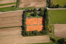 Tennis Club in the district Spöck in Stutensee in the state Baden-Wuerttemberg, Germany