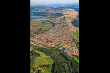 Eisenbahnstr in the district Eggenstein in Eggenstein-Leopoldshafen in the state Baden-Wuerttemberg, Germany