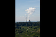 Besch, wind power in Luxembourg vs. nuclear power from Lorraine in Remerschen in the state Remich, Luxembourg