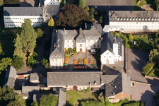 Aerial view of Propstey St. Josef - Youth Welfare Facility in Taben-Rodt in the state Rhineland-Palatinate, Germany