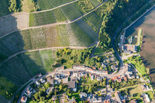 Village on the river bank areas of the river Saar in the district Niederleuken in Saarburg in the state Rhineland-Palatinate, Germany
