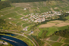 Place between vineyards in Ockfen in the state Rhineland-Palatinate, Germany