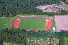 Franz Hage Stadium sports field in Bellheim in the state Rhineland-Palatinate, Germany