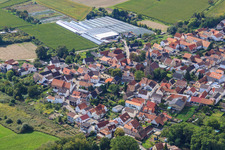 Catholic Church of St. John the Baptist in the district Sondernheim in Germersheim in the state Rhineland-Palatinate, Germany