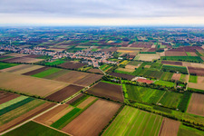 Village view from the northwest in the district Rödersheim in Rödersheim-Gronau in the state Rhineland-Palatinate, Germany