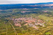 Freinsheim in the state Rhineland-Palatinate, Germany viewn from the air