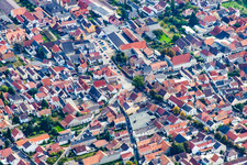 Weisenheim am Sand in the state Rhineland-Palatinate, Germany from above