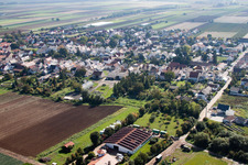 Aerial view of District Hochdorf in Hochdorf-Assenheim in the state Rhineland-Palatinate, Germany