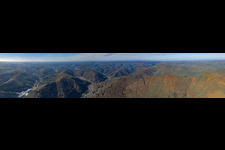 Palatinate Panorama Queichtal to the West in Rinnthal in the state Rhineland-Palatinate, Germany