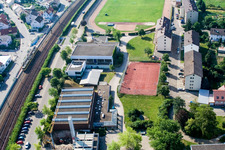 Sports halls in the district Berghausen in Pfinztal in the state Baden-Wuerttemberg, Germany
