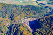 PfalzGranit quarry in Waldhambach in the state Rhineland-Palatinate, Germany