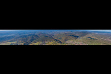 Haardt Panorama by Klingenmünster in Klingenmünster in the state Rhineland-Palatinate, Germany