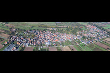 Village panorama in Winden in the state Rhineland-Palatinate, Germany