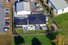 Aerial view of Horst Industrial Estate FISA Ultrasound and Fimm in the district Minderslachen in Kandel in the state Rhineland-Palatinate, Germany