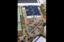 Oblique view of Horst Industrial Estate, Frey Kitchen Center Interior Design in the district Minderslachen in Kandel in the state Rhineland-Palatinate, Germany