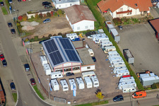 Industrial Estate Hors,. Messinger Car and Caravan Service in the district Minderslachen in Kandel in the state Rhineland-Palatinate, Germany