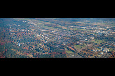 District Waldstadt in Karlsruhe in the state Baden-Wuerttemberg, Germany