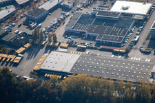 Warehouses and forwarding building SWS-Speditions-GmbH, Otto-street in the district Durlach in Karlsruhe in the state Baden-Wurttemberg