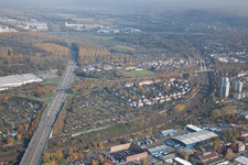 A5 at Durlach in the district Durlach in Karlsruhe in the state Baden-Wuerttemberg, Germany