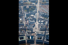 Karlstraße Market Square in the district Innenstadt-Ost in Karlsruhe in the state Baden-Wuerttemberg, Germany