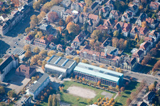 Blücherstraße Dragoon Hall in the district Weststadt in Karlsruhe in the state Baden-Wuerttemberg, Germany