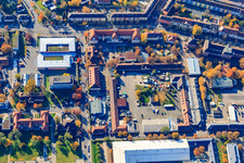 Kussmaulstraße x Ludwig-Haas-Straße in the district Nordweststadt in Karlsruhe in the state Baden-Wuerttemberg, Germany