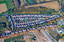 Kolbengärten x Blindstr in the district Knielingen in Karlsruhe in the state Baden-Wuerttemberg, Germany