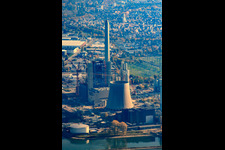 ENBW new coal-fired power plant in the district Daxlanden in Karlsruhe in the state Baden-Wuerttemberg, Germany