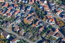 Raiffeisenstraße x Konrad-Adenauer-Ring in Hagenbach in the state Rhineland-Palatinate, Germany
