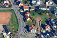 Habsburger Allee x Friedhofstr in Hagenbach in the state Rhineland-Palatinate, Germany