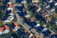 Habsburger Allee x Drachenfelsstrasse in Hagenbach in the state Rhineland-Palatinate, Germany out of the air