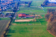 Stud farm at Altbach in the district Minderslachen in Kandel in the state Rhineland-Palatinate, Germany