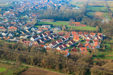 New development area Nachtweide in Winden in the state Rhineland-Palatinate, Germany