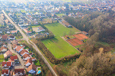 Sports fields of Sportfreunde Winden eV in Winden in the state Rhineland-Palatinate, Germany